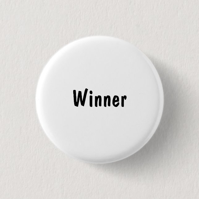 Badge Rond 2,50 Cm Gagnant (Devant)