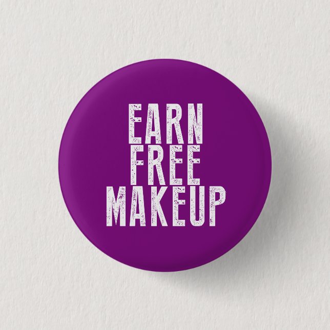 Badge Rond 2,50 Cm Gagnez le maquillage libre - Younique (Devant)