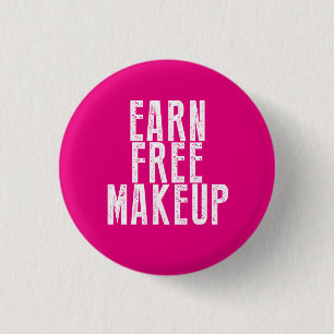 Badge Rond 2,50 Cm Gagnez le maquillage libre - Younique