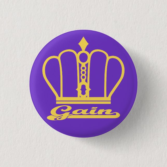Badge Rond 2,50 Cm Gain logo (Devant)