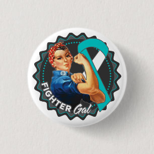 Badge Rond 2,50 Cm Gal de la lutte contre le cancer du col utérin