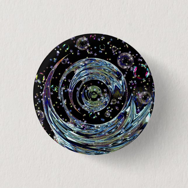 Badge Rond 2,50 Cm Galaxia Veeslia (Devant)