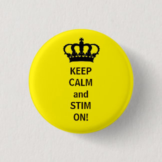 Badge Rond 2,50 Cm Gardez votre calme et stimmez !