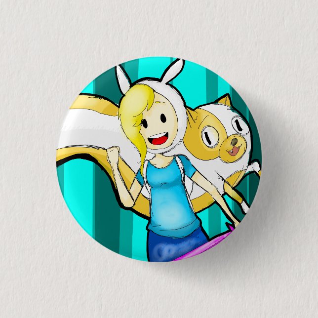 Badge Rond 2,50 Cm gâteau de fionna (Devant)