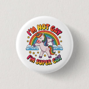 Badge Rond 2,50 Cm Gay Je Suis Super Gay Sublimation-60681 Chemise Tr