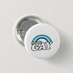 Badge Rond 2,50 Cm Gay masculin et fier