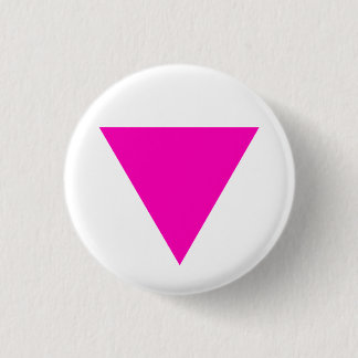 BADGE ROND 2,50 CM GAY PRIDE "DE TRIANGLE ROSE"
