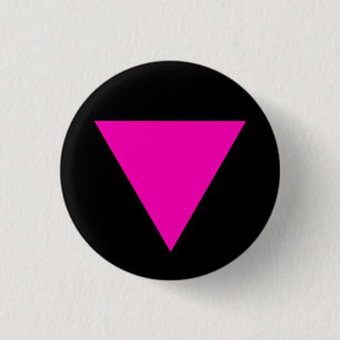Badge Rond 2,50 Cm GAY PRIDE "de TRIANGLE ROSE" 1,25 pouces