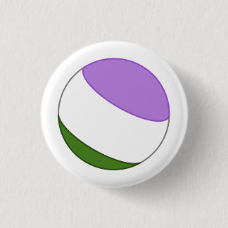 Badge Rond 2,50 Cm Genderqueer Pride Sphere