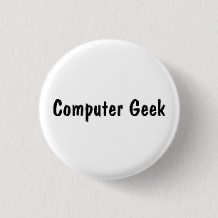 Badge Rond 2,50 Cm Génie de l'informatique
