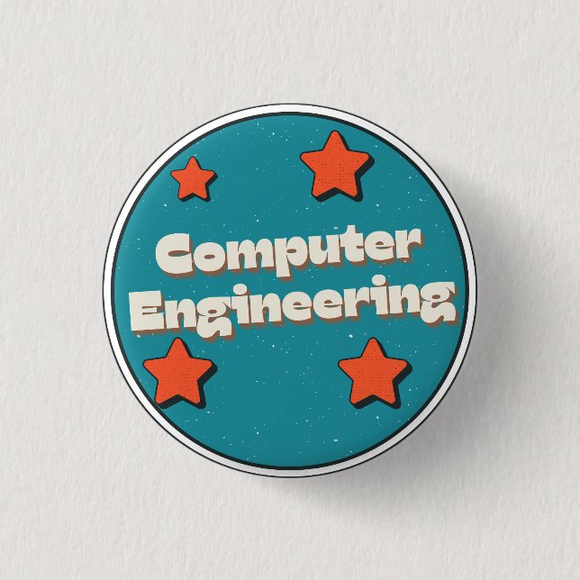 Badge Rond 2,50 Cm Génie informatique (Devant)
