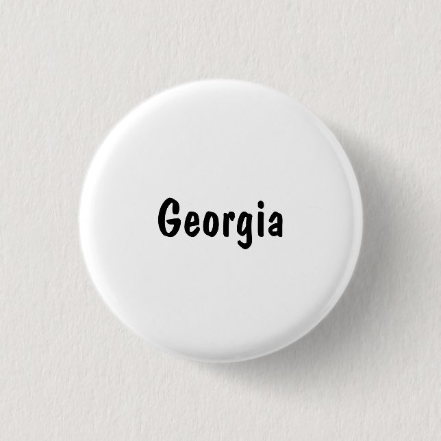 Badge Rond 2,50 Cm Géorgie (Devant)