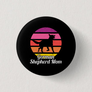 Badge Rond 2,50 Cm German Shepherd Mom