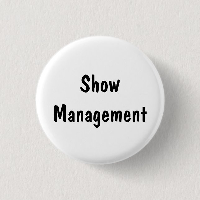 Badge Rond 2,50 Cm Gestion de l'événement (Devant)