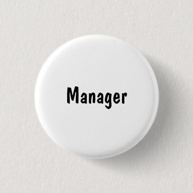 Badge Rond 2,50 Cm Gestionnaire (Devant)