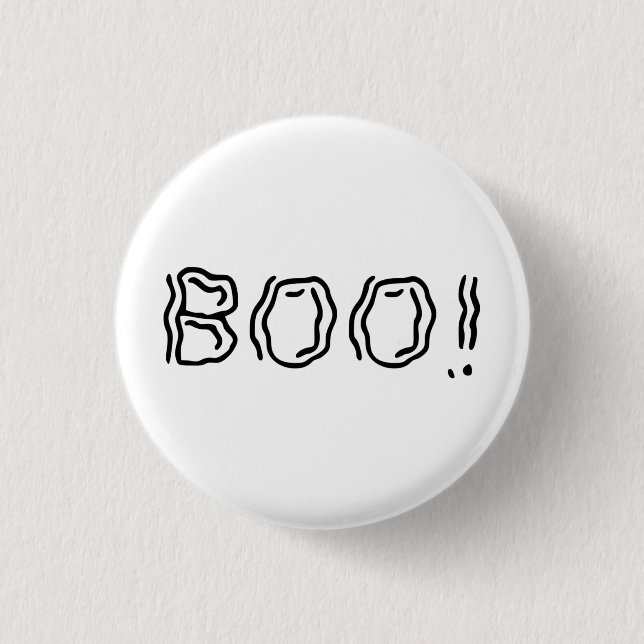 Badge Rond 2,50 Cm Ghomajorité Boo ! (Devant)