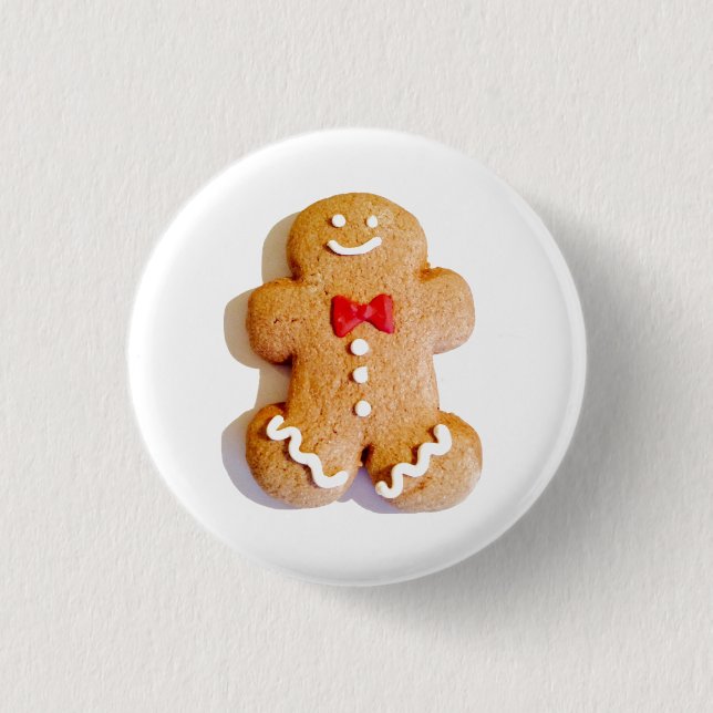 Badge Rond 2,50 Cm Gingerbread (Devant)