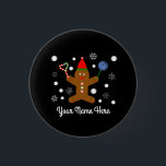 Badge Rond 2,50 Cm Gingerbread Man #2 Button<br><div class="desc">Gingerbread Man #2</div>