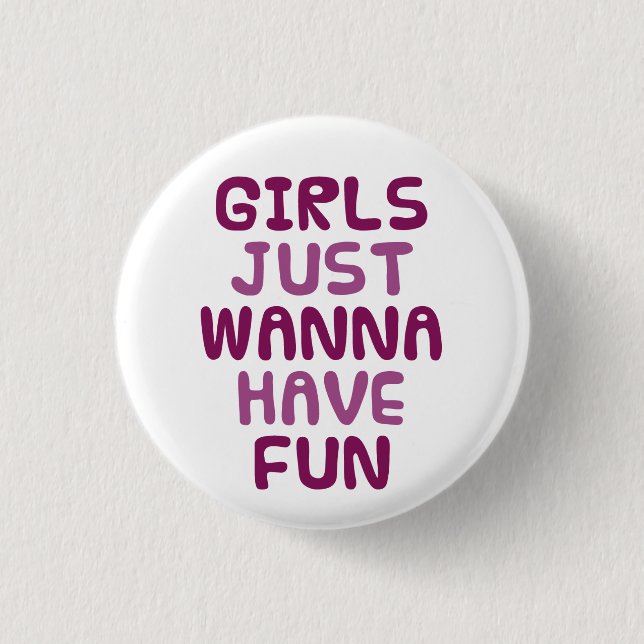 Badge Rond 2,50 Cm Girls (Devant)