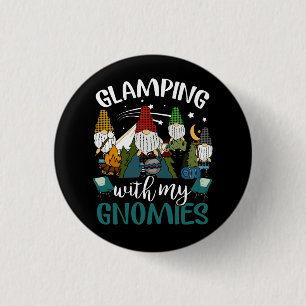 Badge Rond 2,50 Cm Glamme avec mes Gnomies Joyeux Glamper Drôle