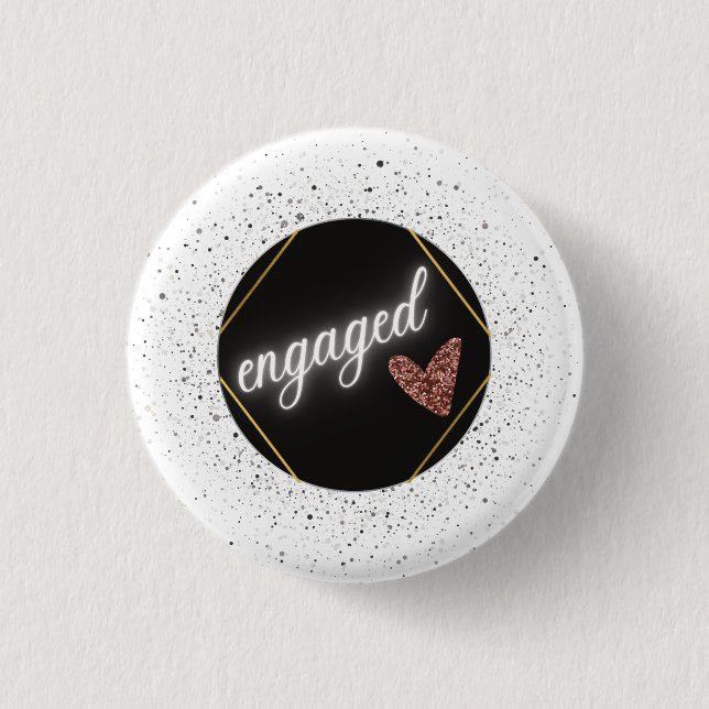 Badge Rond 2,50 Cm Glamour Engagé (Devant)