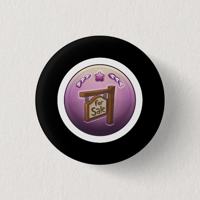Badge Rond 2,50 Cm Glitch : homesteader (Devant)