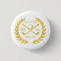 Golf Club Gold personnalisé Élégant minimaliste mo