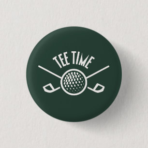 Badge Rond 2,50 Cm Golfers Tee Time
