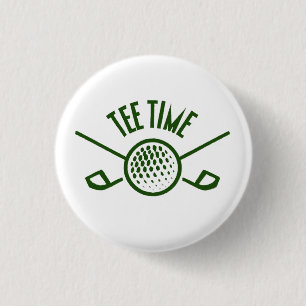 Badge Rond 2,50 Cm Golfers Tee Time