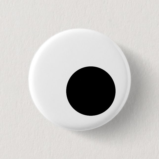 Badge Rond 2,50 Cm Googly Eyes 2 sur 2 bouton (Devant)