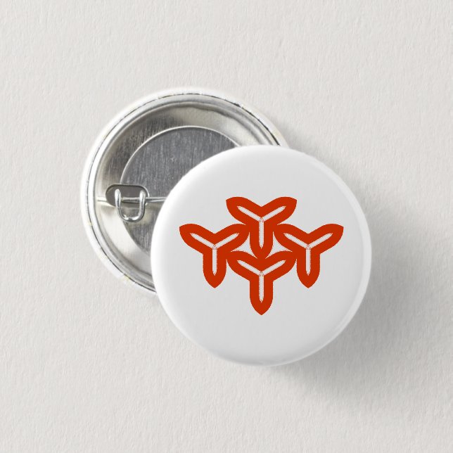 Badge Rond 2,50 Cm Gothic Blades Button (Devant & derrière)