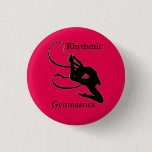 Badge Rond 2,50 Cm Goupille "cadeaux de bouton de gymnastique