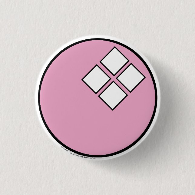 Badge Rond 2,50 Cm Goupille de bulle de BubbleTech (Devant)