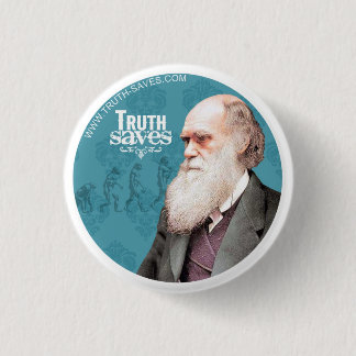 Badge Rond 2,50 Cm Goupille de Darwin