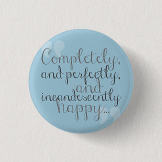 Badge Rond 2,50 Cm Goupille heureuse pour des fans de Jane Austen