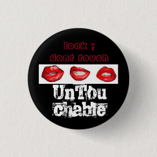 Badge Rond 2,50 Cm Goupille intouchable