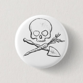 Badge Rond 2,50 Cm Goupilles de jardinier de pirate