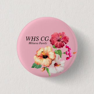 Badge Rond 2,50 Cm Goupilles de la famille CG. de ketmie