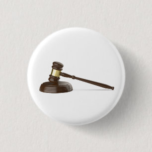Badge Rond 2,50 Cm Goût en bois