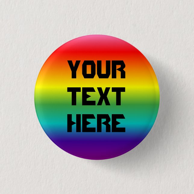 Badge Rond 2,50 Cm Gradient de gay pride (Devant)