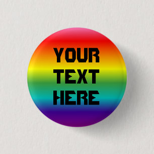Badge Rond 2,50 Cm Gradient de gay pride