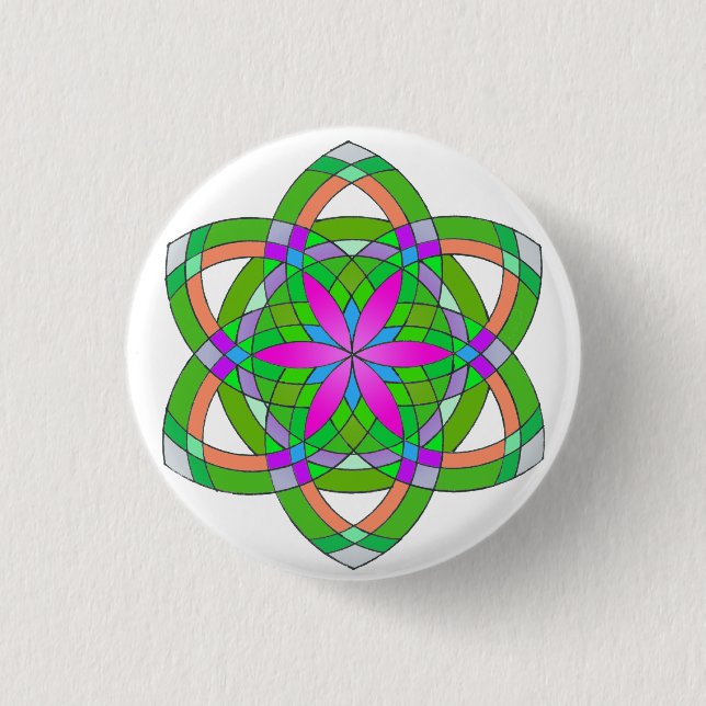 Badge Rond 2,50 Cm Graine de la vie (Devant)