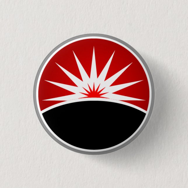 Badge Rond 2,50 Cm Grand bouton de balise (Devant)