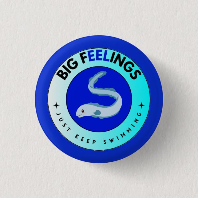 Badge Rond 2,50 Cm grand fEELings numérique (Devant)