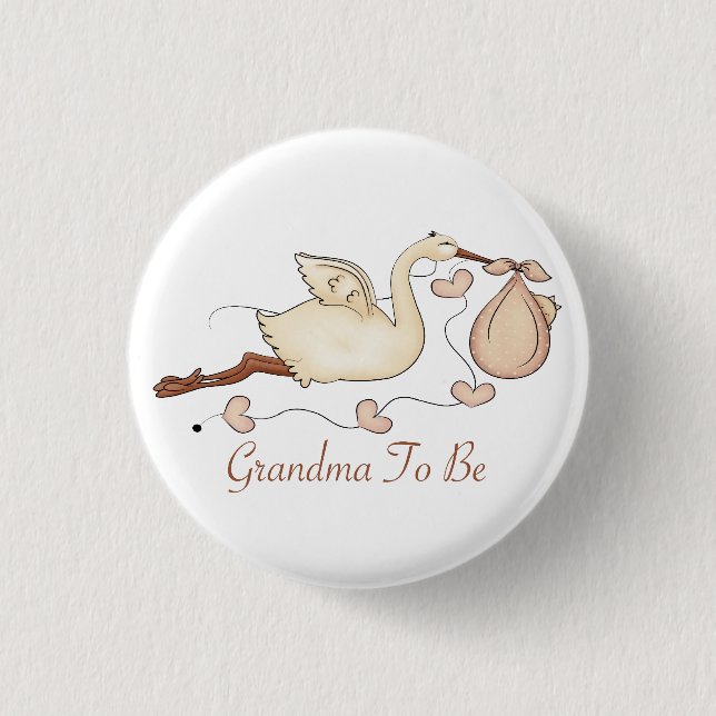 Badge Rond 2,50 Cm Grand-maman à être (Devant)