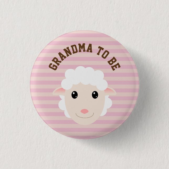 Badge Rond 2,50 Cm Grand-mère (Devant)