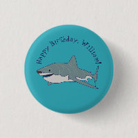 Grand requin blanc message personnalisé