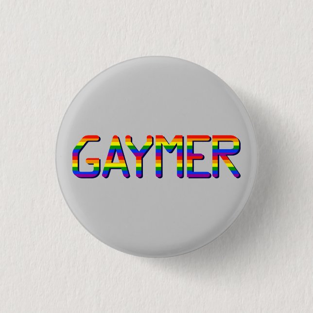 Badge Rond 2,50 Cm Graphique Gaymer (Devant)