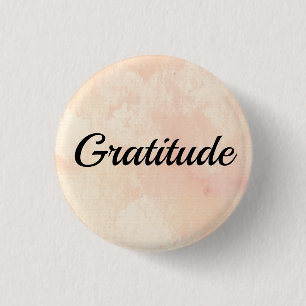 Badge Rond 2,50 Cm Gratitude