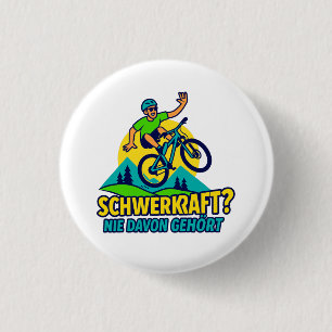 Badge Rond 2,50 Cm Gravité ? Design de VTT amusant pour les cyclistes